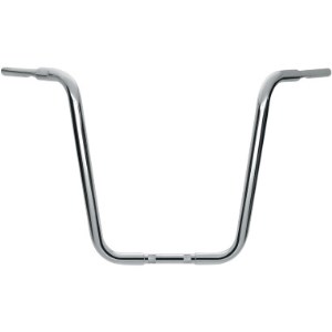 Wild 1 Psycho Chubby 45.5cm (18 Inch) Ape Hanger Bars In Chrome Finish For 1982-2020 Harley Davidson Models (excl. 88-11 Springers) (WO570)