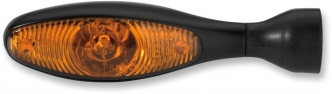 Kellermann Micro 1000 Led Turn Signal Front/Rear in Black Finish With Amber Lenses (Sold Singly) (125.200)