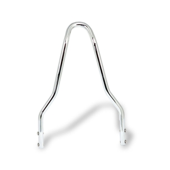 Doss 9/16 Inch Round Steel With Pointed Top Sissy Bar 9.56 Inch Wide & 13.8 Inch High in Chrome Finish (ARM467409)