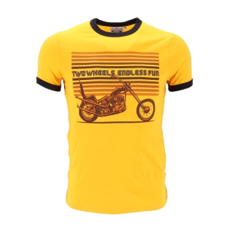 13 & 1/2 Magazine Endless Fun T-shirt Yellow Size Small (ARM368869)