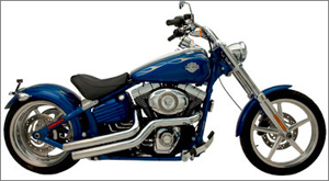 SuperTrapp Mean Mothers II Side Swipes Exhaust System For Harley Davidson 2008-2011 FXCW/C in Chrome Finish (138-72578)