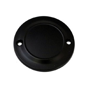 Doss Stepped (2-Hole) Point Cover In Black For 1970-1999 Big Twin (Excl. TC) And 1971-2003 XL (ARM780419)
