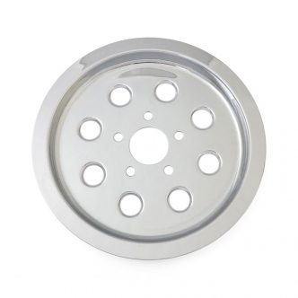 DOSS Pulley Cover In Chrome Finish For Harley Davidson 1982 to 1999 Big Twin with 70 tooth pulley (91733-85A) (ARM032109)