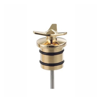 Kustom Tech Brass Oil Tank Plug Spinner Style From 2000-Up (10-009)