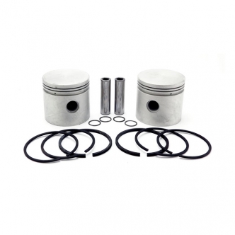 DOSS 80 Inch Replacement Flathead +.080 Inch Piston Kit For 1937-1941 80 Inch (1300cc) 3-7/16 Inch Bore Flatheads Models (ARM884649)