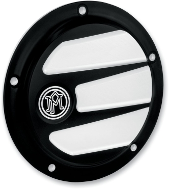 Performance Machine Scallop Derby Cover In Contrast Cut For Harley Davidson 2019-2023 Touring Models (0177-2058-BM)