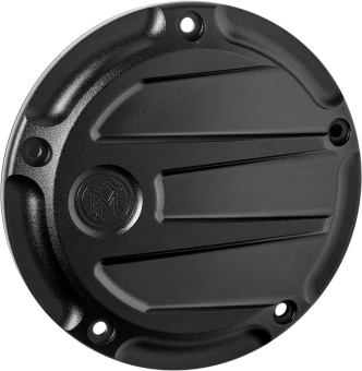 Performance Machine Scallop Derby Cover In Black Ops For Harley Davidson 2019-2023 M8 Softail Models (0177-2075M-SMB)