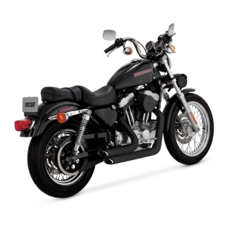 Thorcat ECE Approved Vance & Hines Anarchy 2-2 Exhaust System In Black For Harley Davidson 1990-2003 Sportster Models (ARM524849)