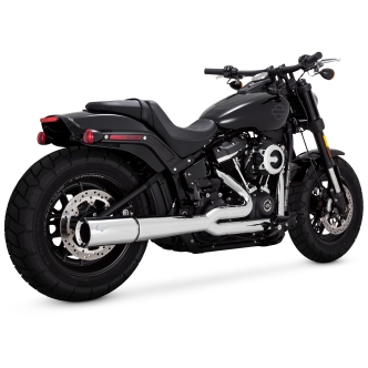 Vance & Hines Pro Pipe 2 Into 1 Exhaust System With PCX Technology In Chrome For Harley Davidson 2018-2023 M8 Softail Models (17387)