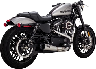 Vance & Hines 2-into-1 Upsweep Exhaust System In Stainless Steel For 2014-2022 HD Sportster Models (27327)