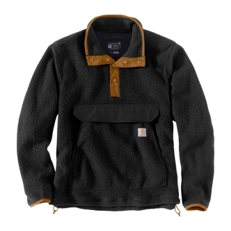 Carhartt Fit Fleece Pullover Black Size Medium (ARM225059)