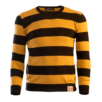 13 & 1/2 Magazine Outlaw Sweater Black/Yellow Size Large (ARM552675)