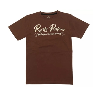 Rusty Pistons Carson T-Shirt Brown Size Medium (ARM543499)